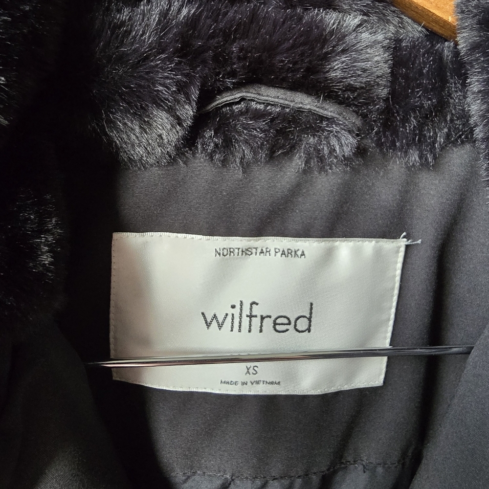 Wilfred Northstar Parka Goose Down Coat Black Womens XS - Picture 5 of 14